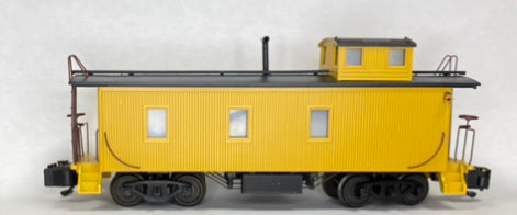 Undecorated Wood Side Caboose