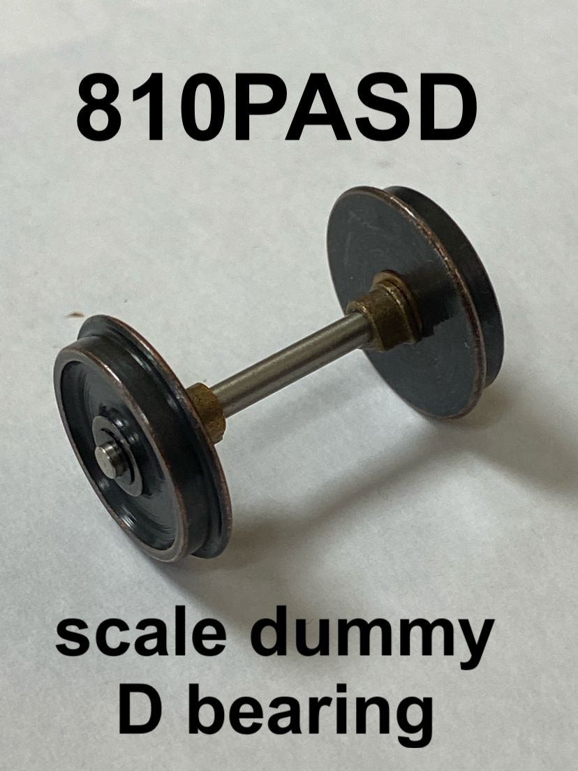 wheelset, PA-1  D bearing dummy, no gear