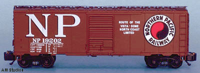 118B NP (red) 40' Box Car 1180B