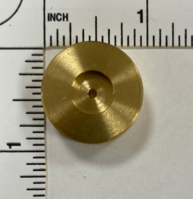 Flywheel for motors, solid brass