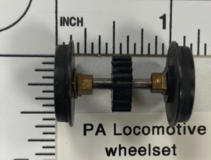 Wheelset, PA-1 Scale D Bearing with 20t gear