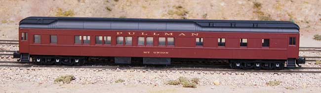 Pullman Red, 10-1 80' Sleeper Car
