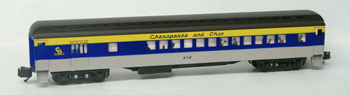 C&O 72' Passenger 5 Car Set