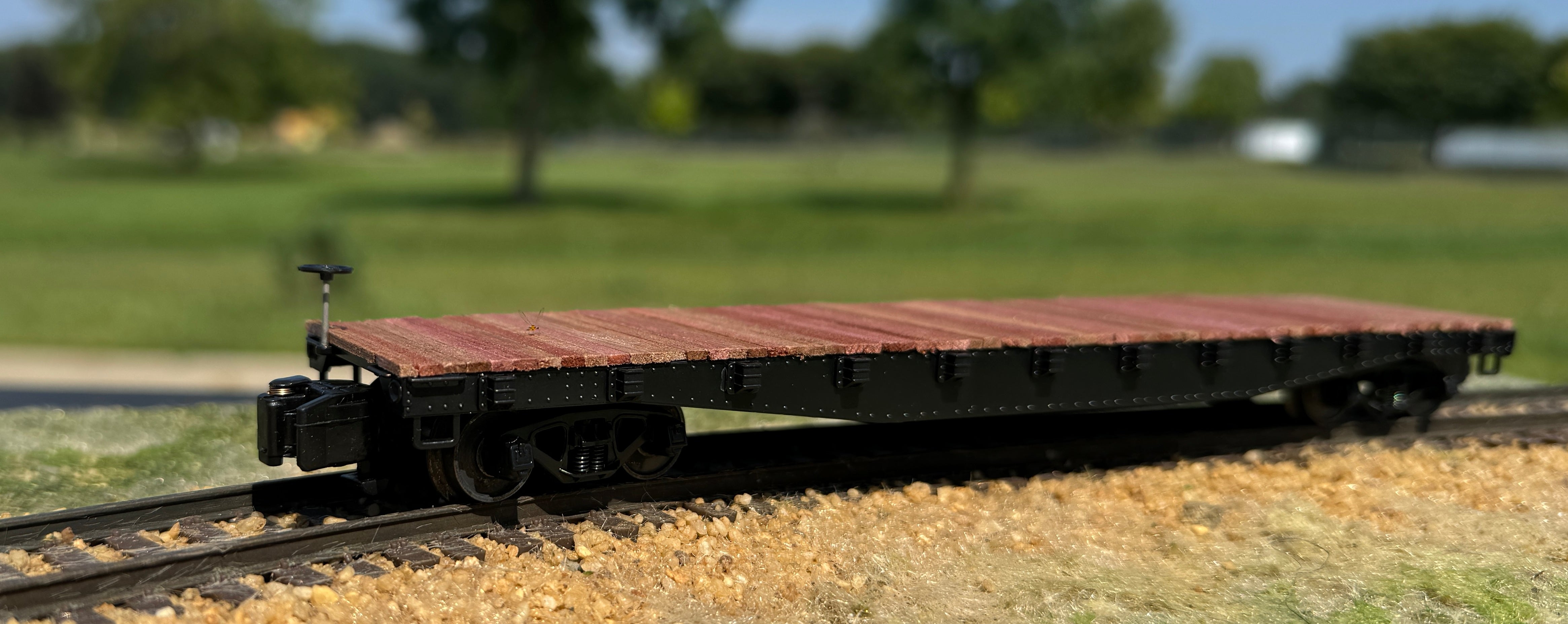 Undecorated 46' Flat Car