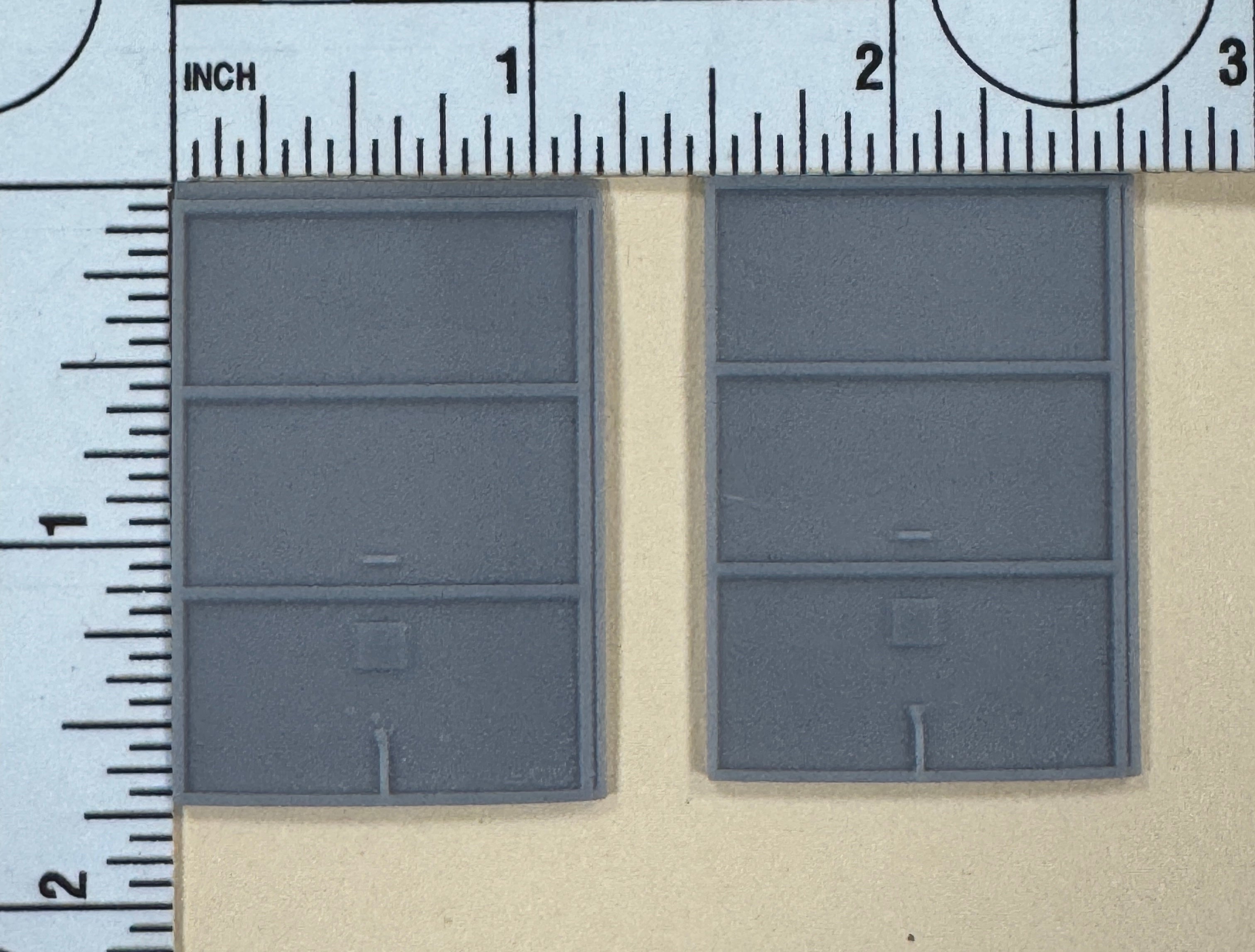 3D PRINTED 3 PANEL DOOR FOR 40' BOX CAR