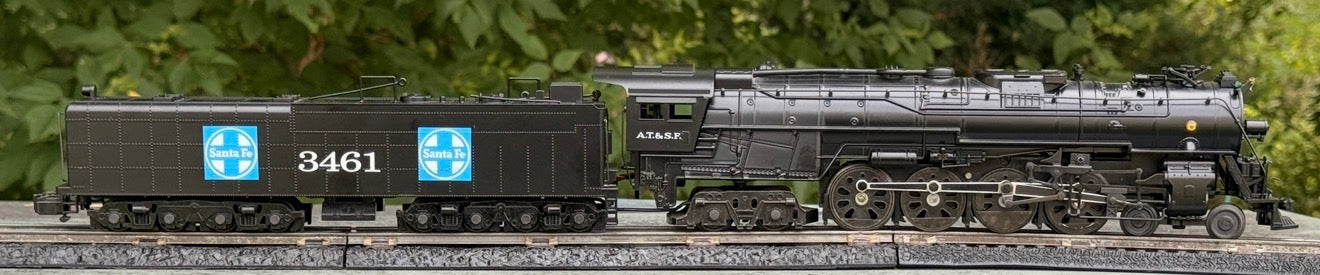 484 Santa Fe Steam Engine ACHR with Sound