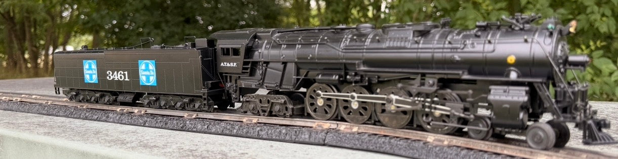 484 Santa Fe Steam Engine ACHR with Sound