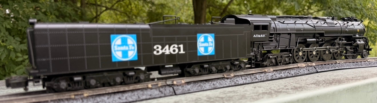 484 Santa Fe Steam Engine ACHR with Sound