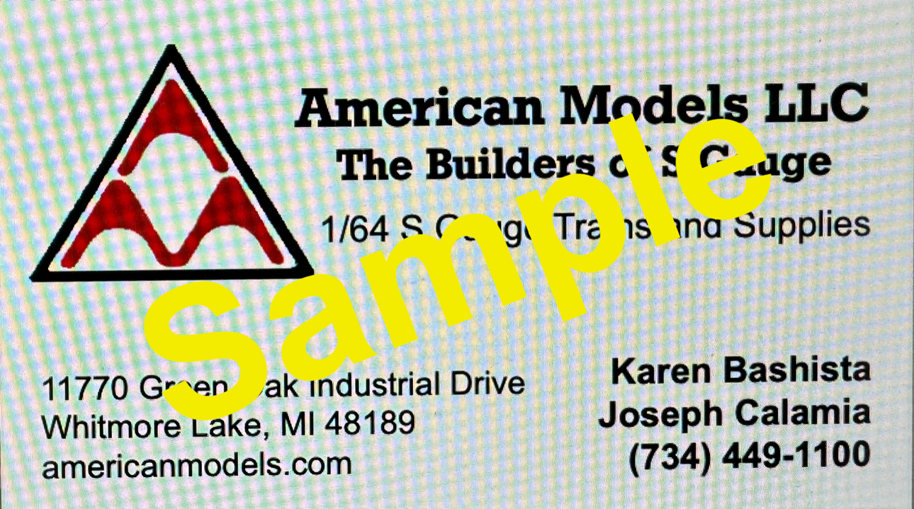 AMERICAN MODELS REFRIGERATOR MAGNET