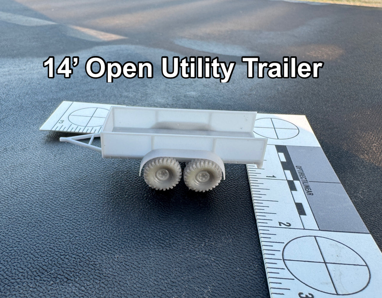 3D PRINTED 14' OPEN UTILITY TRAILER