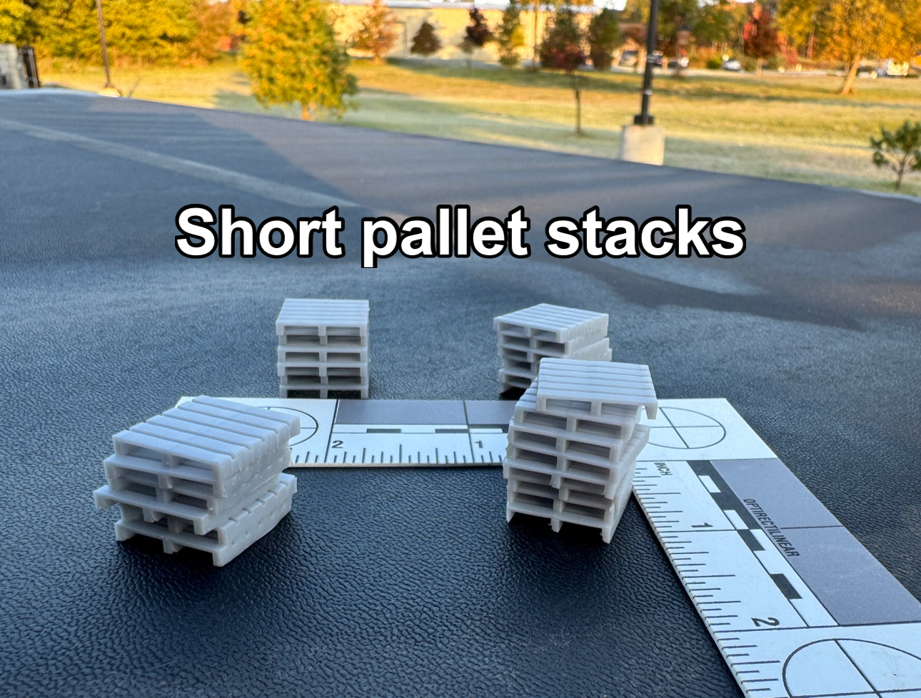 3D PRINTED PALLET SHORT STACKS