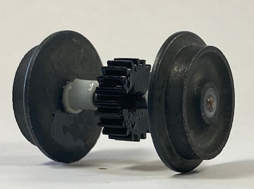 Wheelset, PA-1 High rail Nylon D Bearing with gear