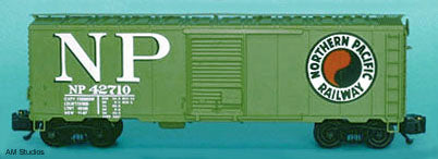118G NP (green) 40' Box Car 1180G