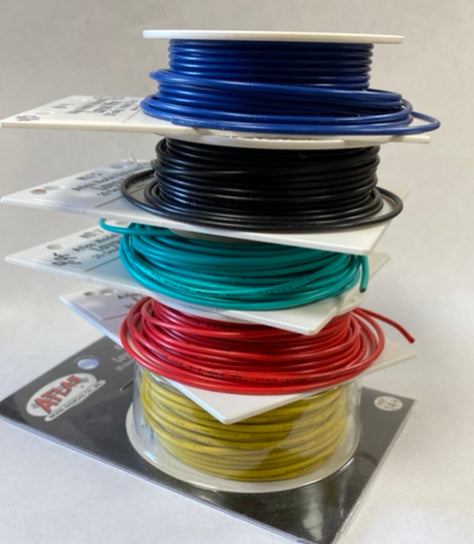 Wire, 20 guage, 50', one roll, 5 colors