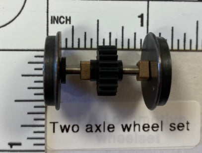 Wheelset, 2 and 3 axle Scale Diesel square bearing