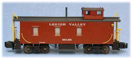 LEHIGH VALLEY Wood Side Caboose
