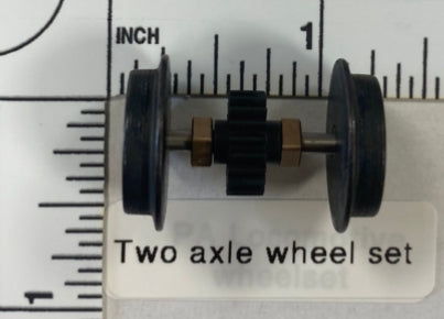 Wheelset, 2 and 3 axle High Rail loco square bearing