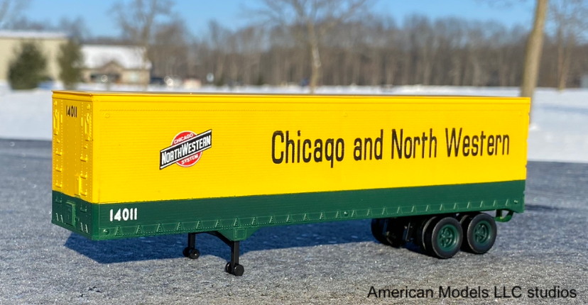 Chicago and North Western trailer
