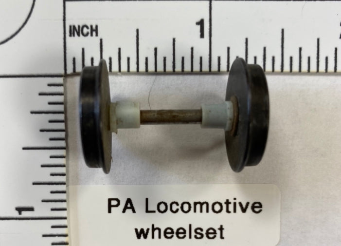 Wheelset, PA-1 scale center nylon bearing,no gear